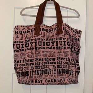 OTO Large Juice Couture Pink Leather Sheep Skin Bag